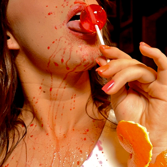 Pomegranate Tangerine Lollipops!