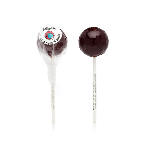 Cocoa Cereal Milk Lollipops!