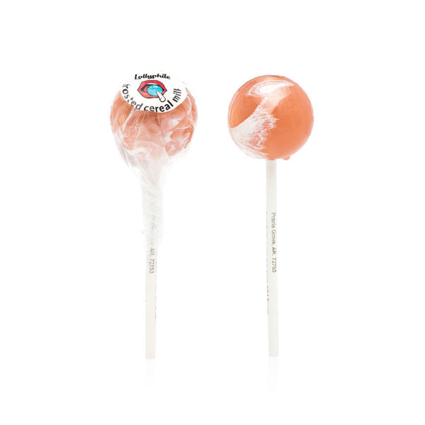 Frosted Cereal Milk Lollipops!