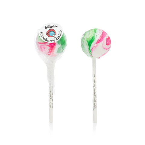 Strawberry Basil Mojito Lollipops!